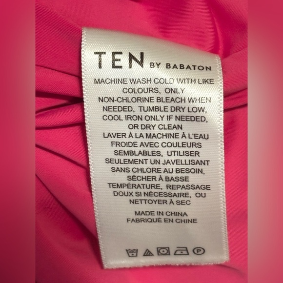 NWT Aritzia Ten By Babaton Illume Stretch Mini Dress Jazzy Red Large Brand New - Picture 8 of 9